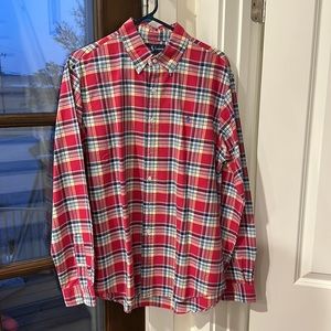 Men’s Ralph Lauren Plaid Button Down Dress Shirt